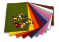 Felt & Buttons Set (10 colours) for Sliding Activities