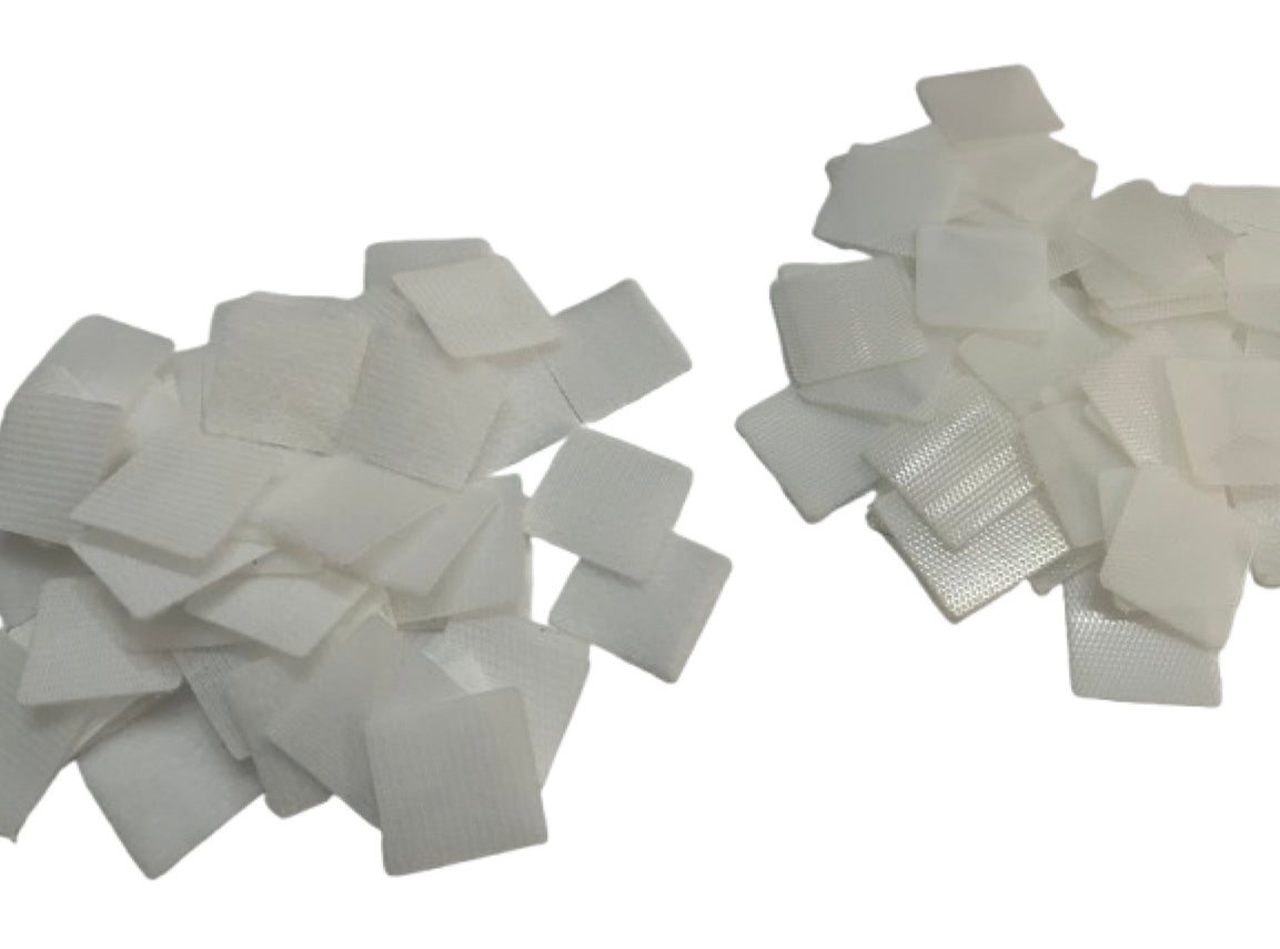 Velcro squares 2 cm - die-cut set